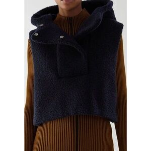 COS teddy hooded vest